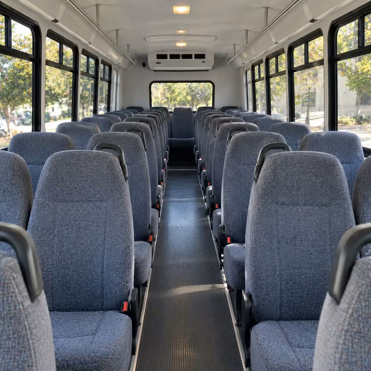 25 passenger minibus interior