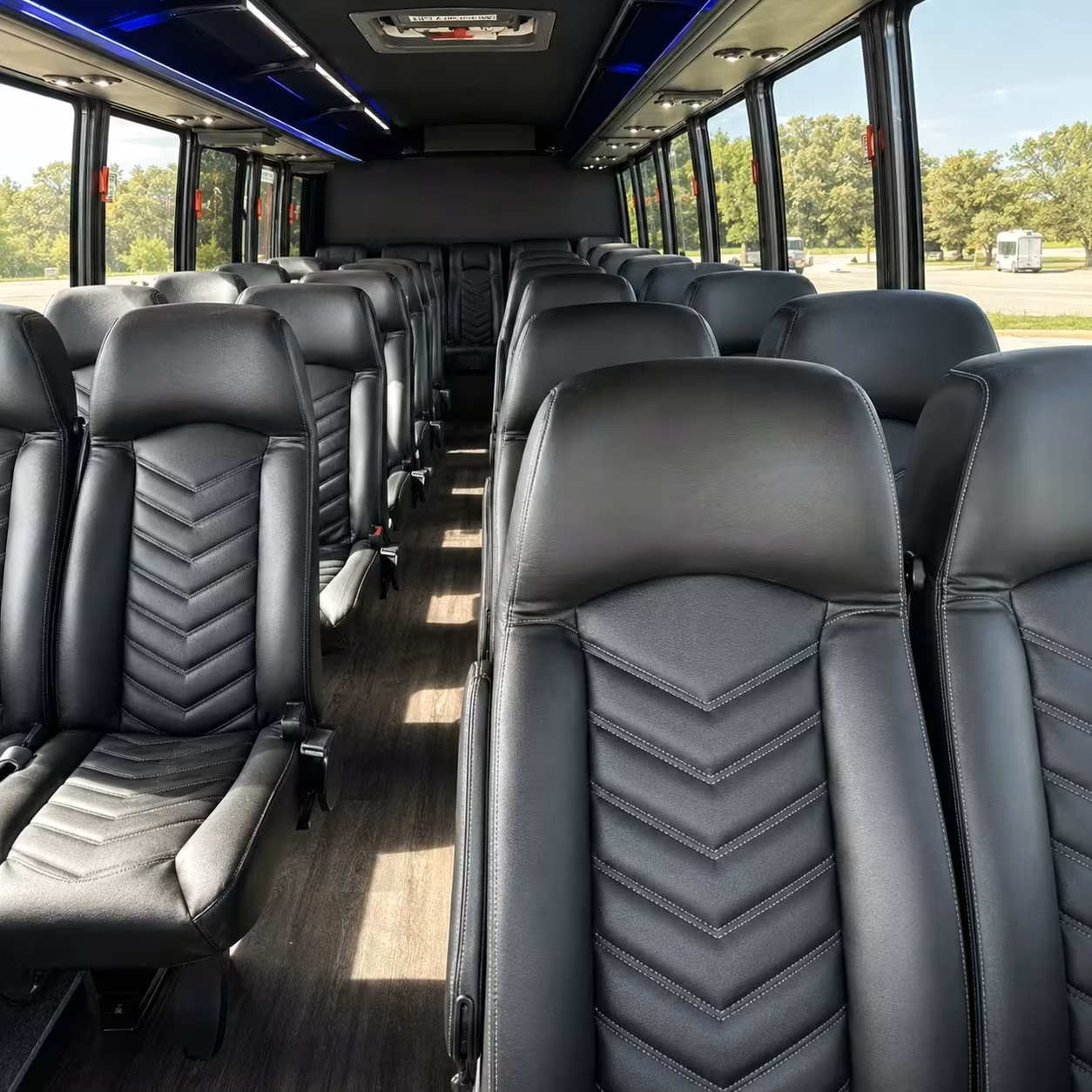 30 passenger minibus interior