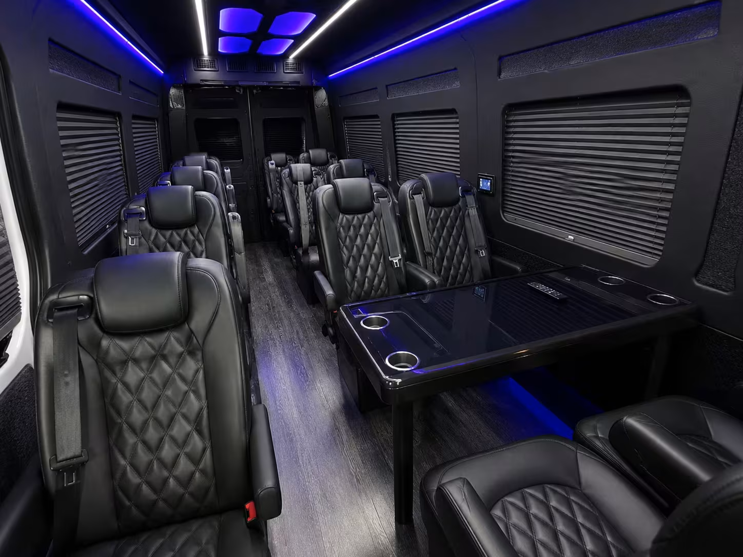 sprinter van with driver inside